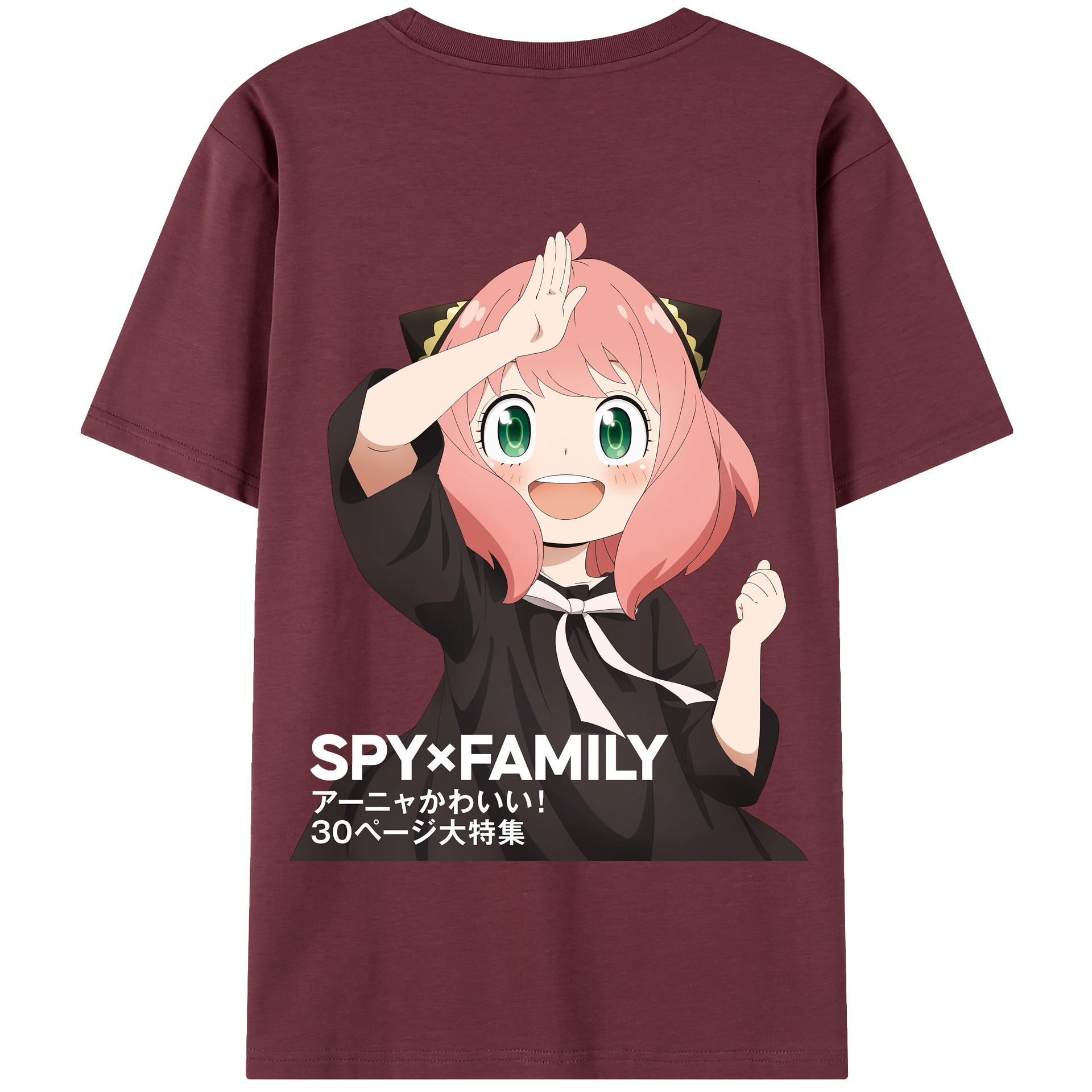 （画像用） SPY×FAMILY间谍家家酒 綿100％半袖Tシャツ（背面プリント）